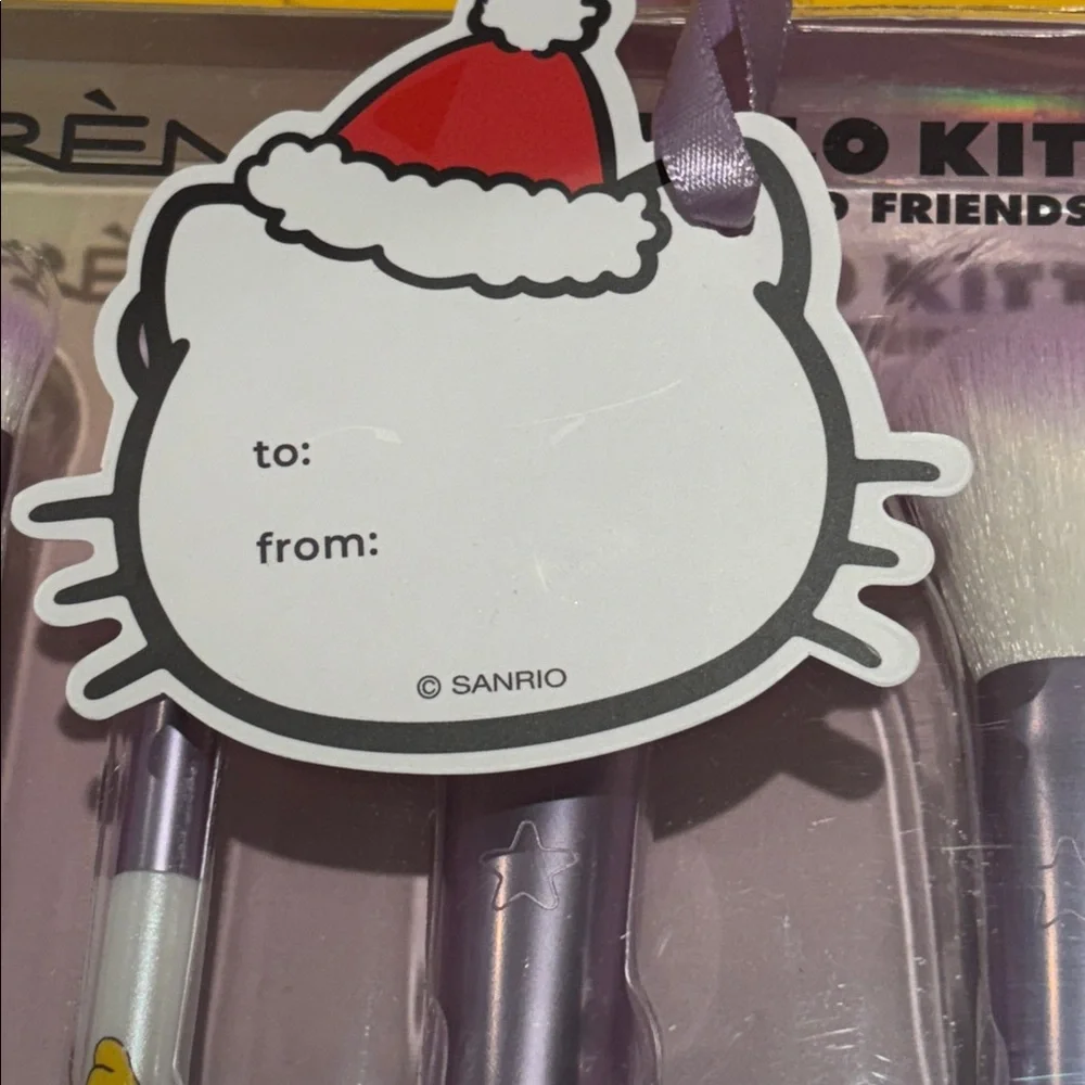 NIB The Creme Shop Hello Kitty holiday  5 brush set